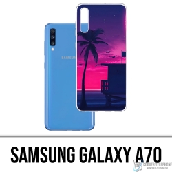 Samsung Galaxy A70 Case - Miami Beach Purple