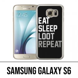 Samsung Galaxy S6 Hülle - Eat Sleep Loot Repeat