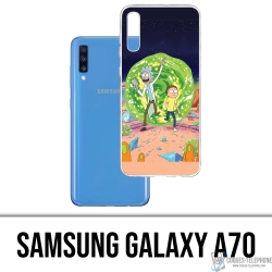 Samsung Galaxy A70 Case - Rick And Morty