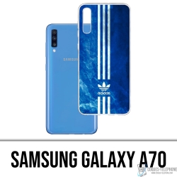 Samsung Galaxy A70 Case - Adidas Blue Stripes