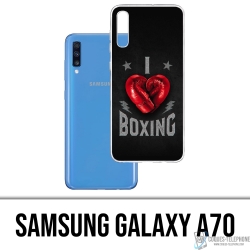 Samsung Galaxy A70 Case - Ich liebe Boxen