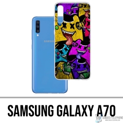 Coque Samsung Galaxy A70 - Manettes Jeux Video Monstres