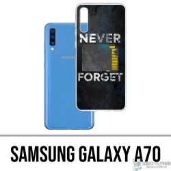 Samsung Galaxy A70 Case - Vergiss nie
