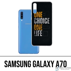 Custodia Samsung Galaxy A70 - Una scelta di vita