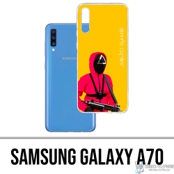 Samsung Galaxy A70 case - Squid Game Soldier Cartoon