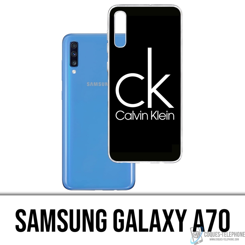 Samsung Galaxy A70 Case - Calvin Klein Logo Schwarz