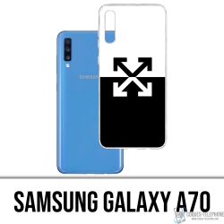 Funda Samsung Galaxy A70 - Logotipo blanco roto