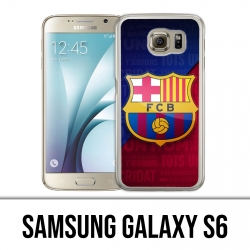 Custodia Samsung Galaxy S6 - Logo Football Fc Barcelona