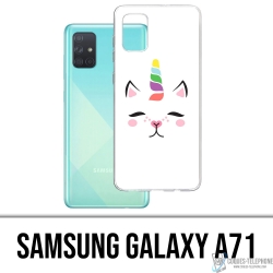 Funda Samsung Galaxy A71 - Gato Unicornio