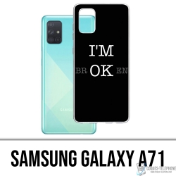 Samsung Galaxy A71 Case - Ich bin ok defekt