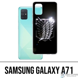Funda Samsung Galaxy A71 - Logotipo de Attack On Titan