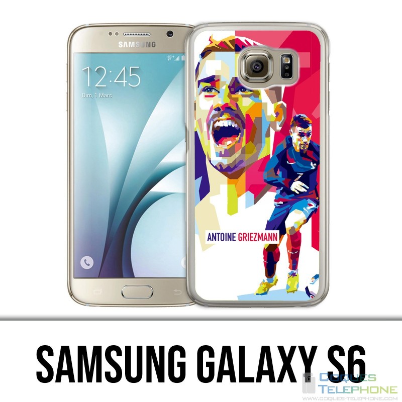 Samsung Galaxy S6 Hülle - Fußball Griezmann