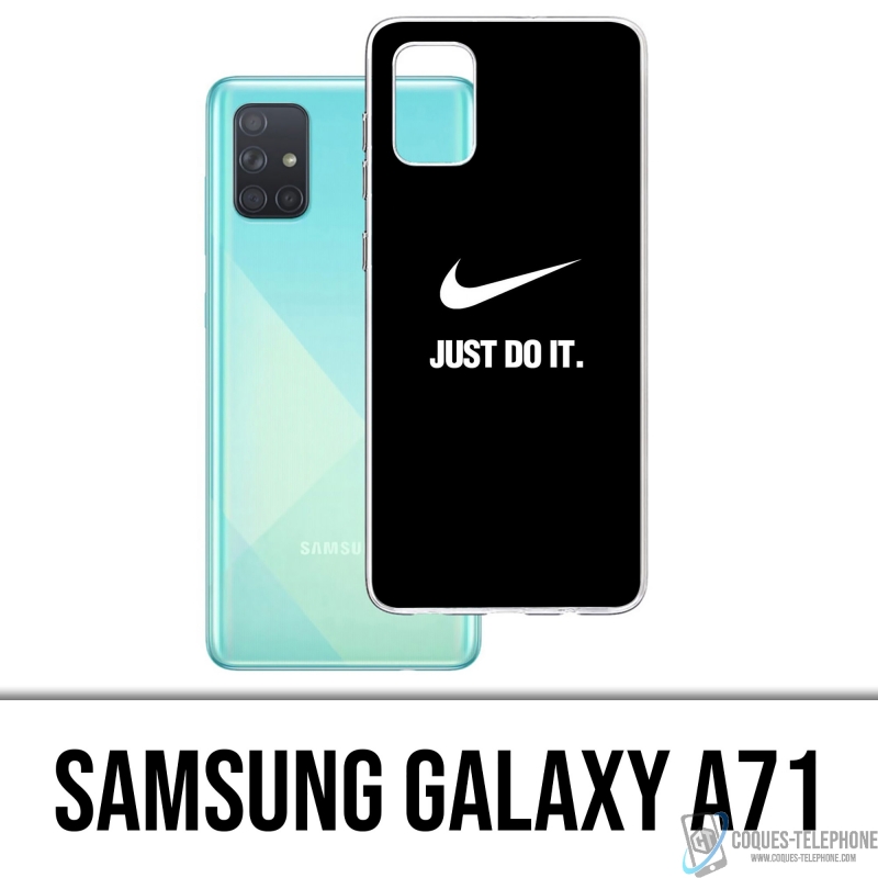 Custodia per Samsung Galaxy A71 - Nike Just Do It Black