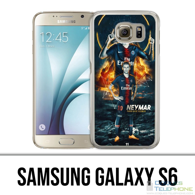 Coque Samsung Galaxy S6 - Football Psg Neymar Victoire