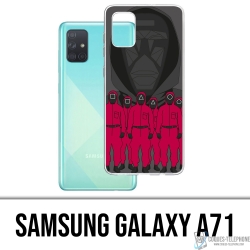 Cover Samsung Galaxy A71 - Agente dei cartoni animati del gioco del calamaro