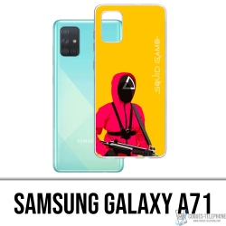 Cover per Samsung Galaxy A71 - Squid Game Soldier Cartoon