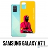 Coque Samsung Galaxy A71 - Squid Game Soldat Cartoon