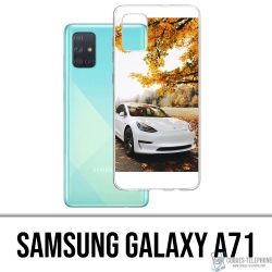 Coque Samsung Galaxy A71 - Tesla Automne