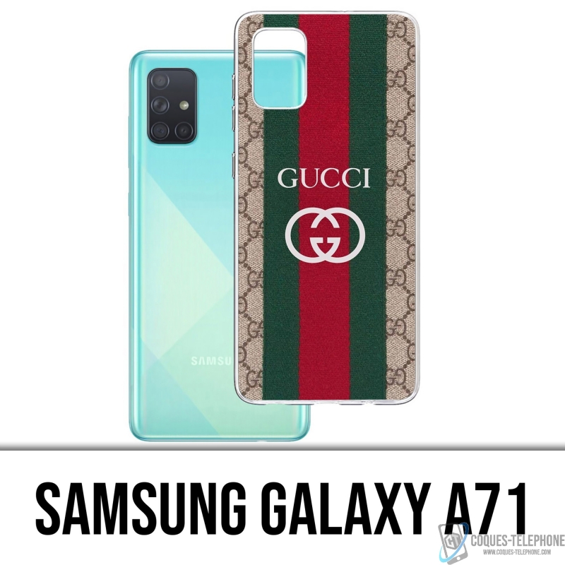 Custodia per Samsung Galaxy A71 - Gucci ricamata