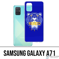 Coque Samsung Galaxy A71 - Kenzo Tigre Bleu