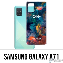 Funda Samsung Galaxy A71 - Color blanco roto, nube