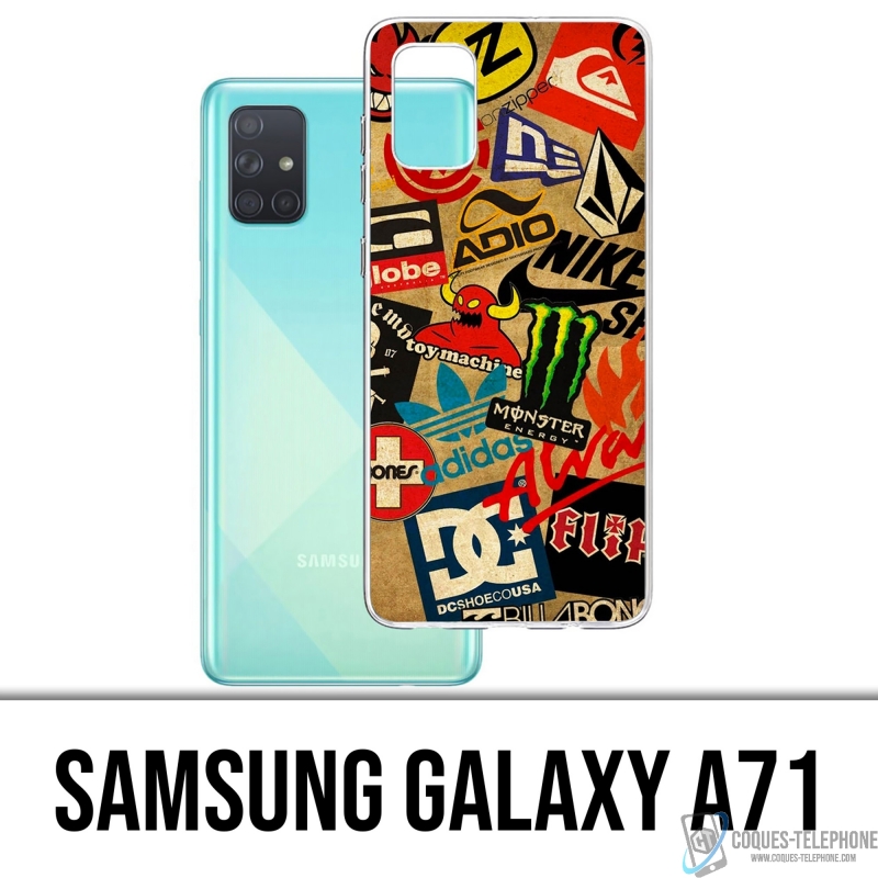 Custodia per Samsung Galaxy A71 - Logo Skate Vintage