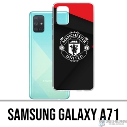 Funda Samsung Galaxy A71 - Logotipo moderno del Manchester United