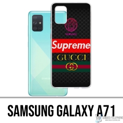 Coque Samsung Galaxy A71 - Versace Supreme Gucci
