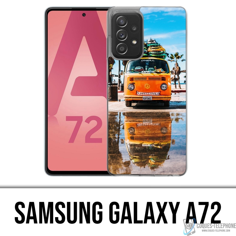 Coque Samsung Galaxy A72 - Combi VW Plage Surf