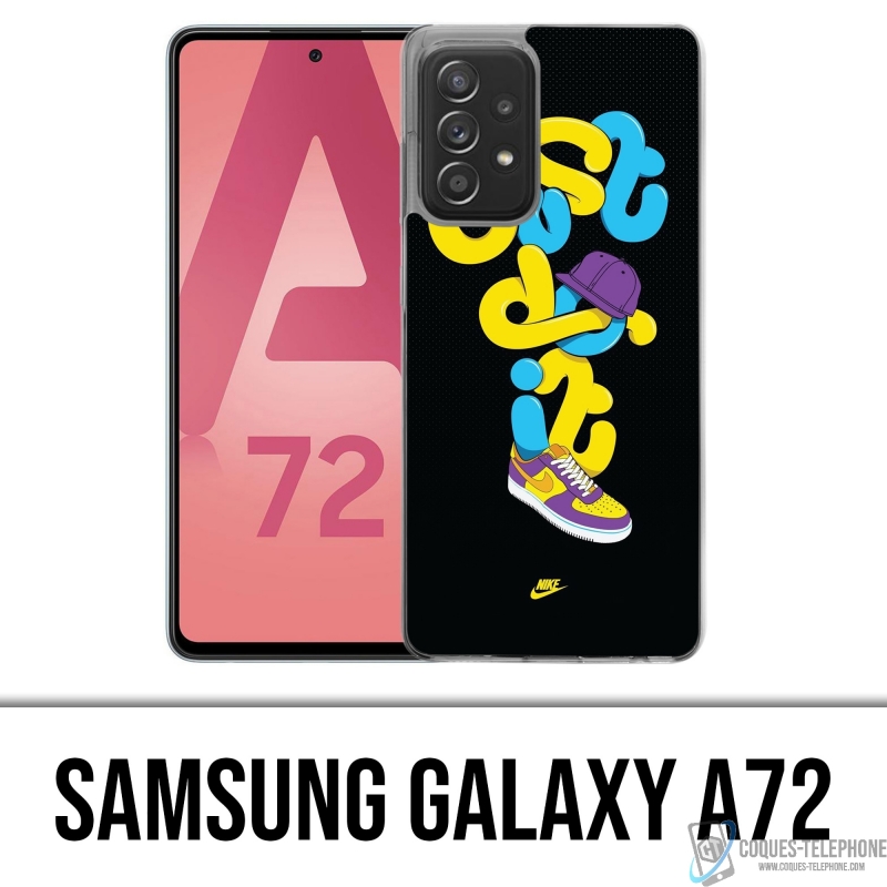 Coque Samsung Galaxy A72 - Nike Just Do It Worm