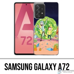 Custodia per Samsung Galaxy A72 - Rick e Morty
