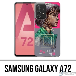 Samsung Galaxy A72 Case - Tintenfisch Game Girl Fanart