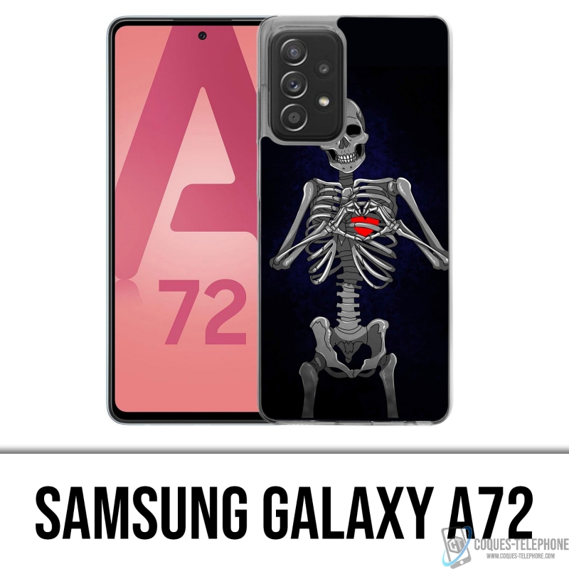 Samsung Galaxy A72 Case - Skeleton Heart