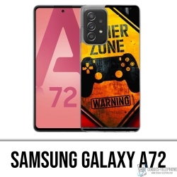 Coque Samsung Galaxy A72 - Gamer Zone Warning