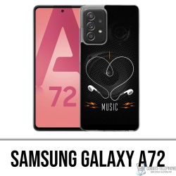 Cover Samsung Galaxy A72 - Amo la musica