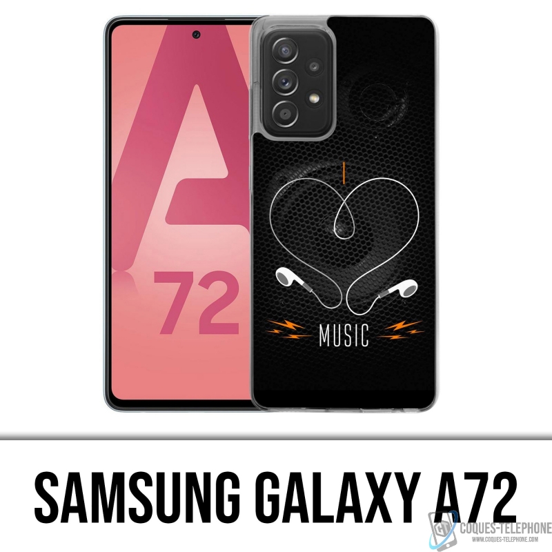 Samsung Galaxy A72 case - I Love Music