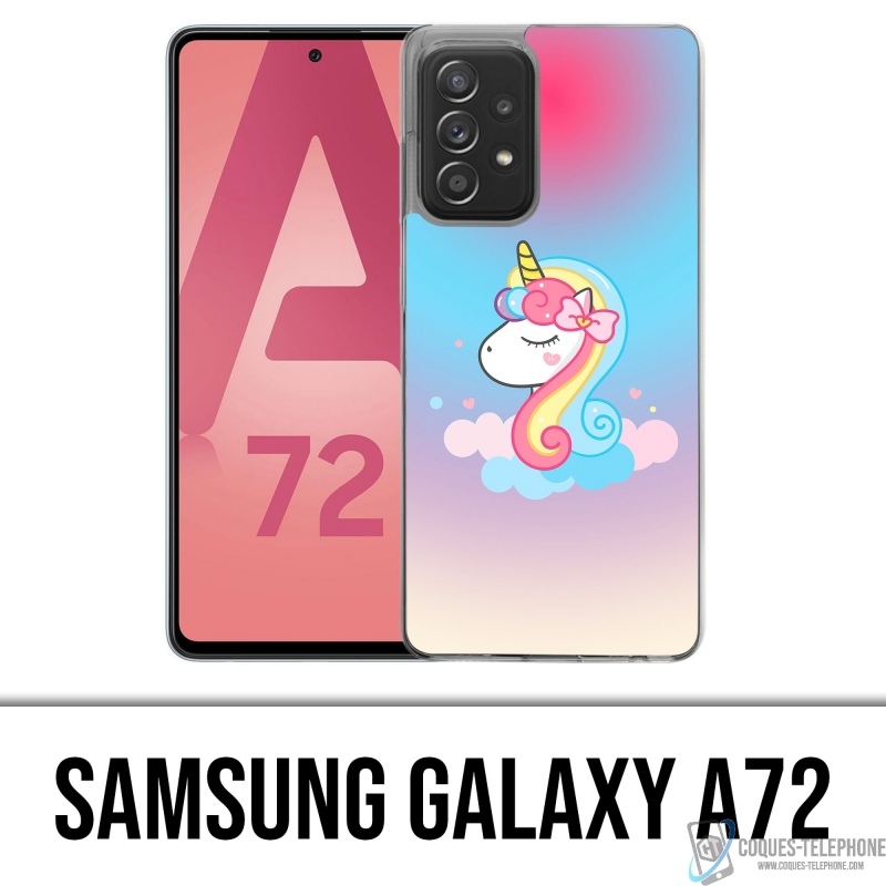 Coque Samsung Galaxy A72 - Licorne Nuage