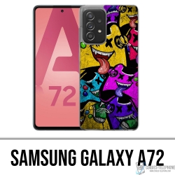 Coque Samsung Galaxy A72 - Manettes Jeux Video Monstres