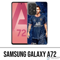 Samsung Galaxy A72 case - Messi PSG Paris Splash