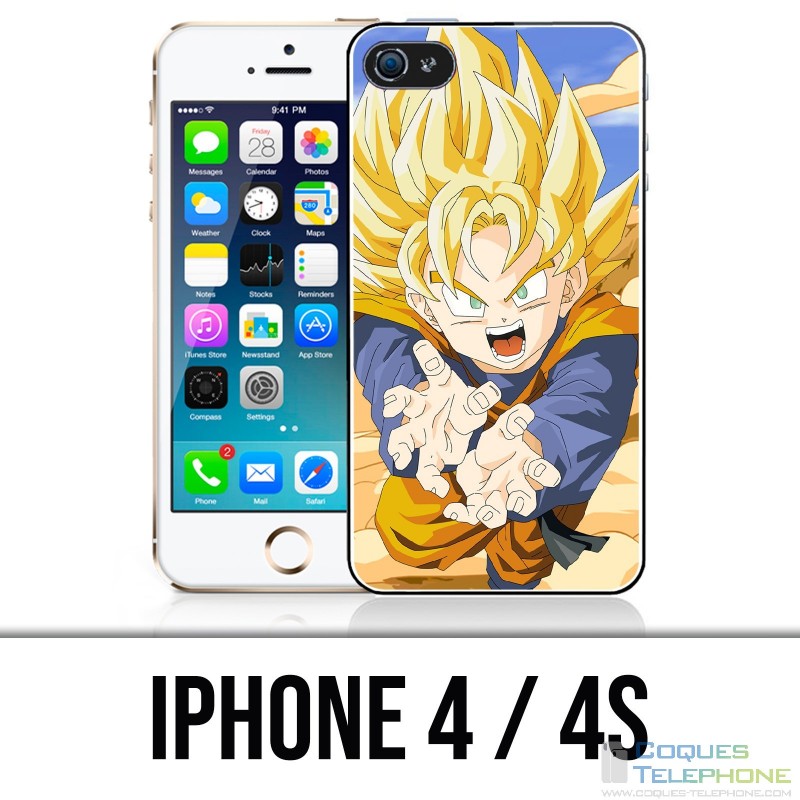 Coque iPhone 4 / 4S - Dragon Ball Son Goten Fury