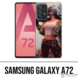 Cover Samsung Galaxy A72 - Ragazza PUBG