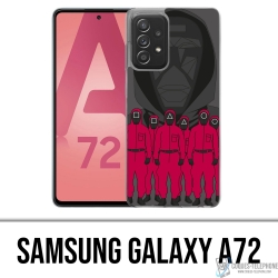 Funda Samsung Galaxy A72 - Squid Game Cartoon Agent
