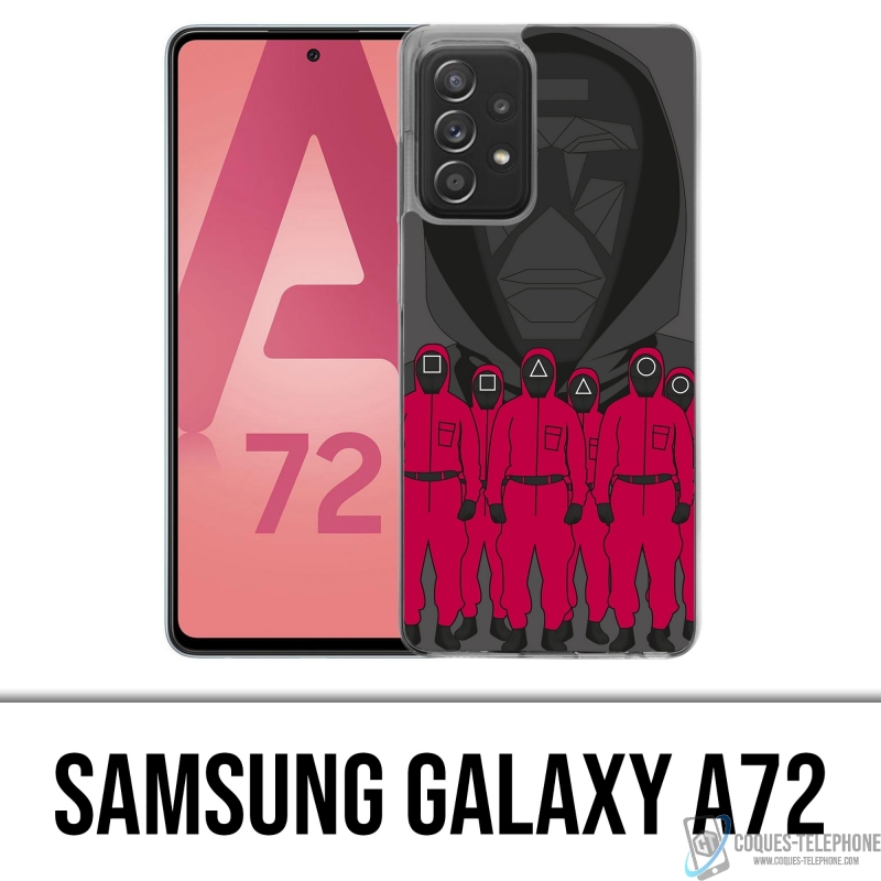 Funda Samsung Galaxy A72 - Squid Game Cartoon Agent