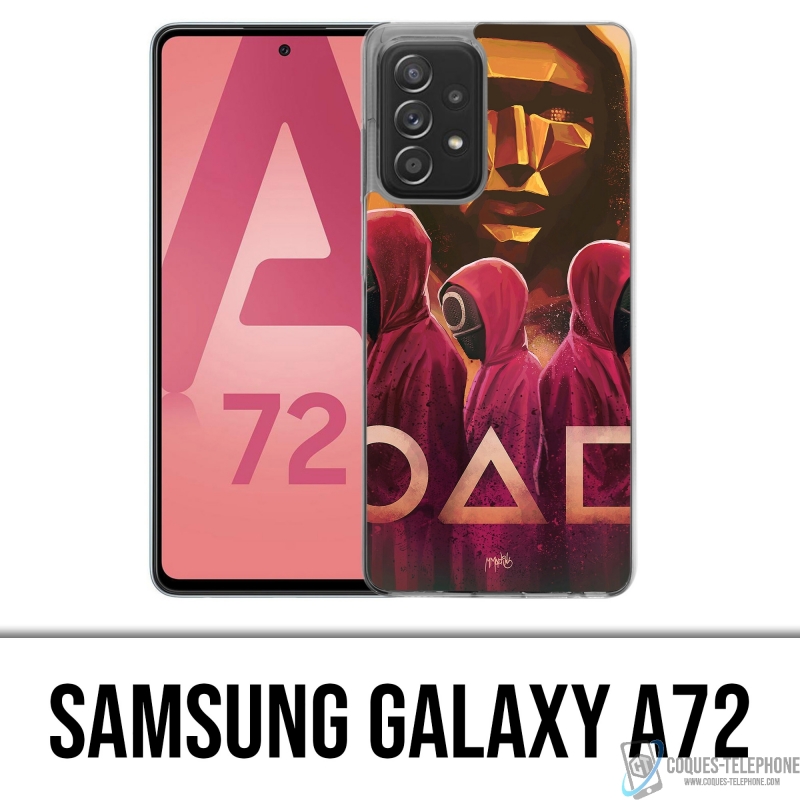 Custodia Samsung Galaxy A72 - Gioco di calamari Fanart
