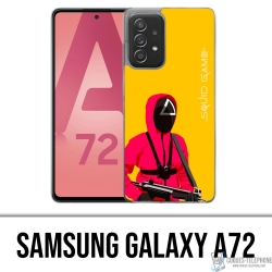 Cover Samsung Galaxy A72 - Squid Game Soldier Cartoon