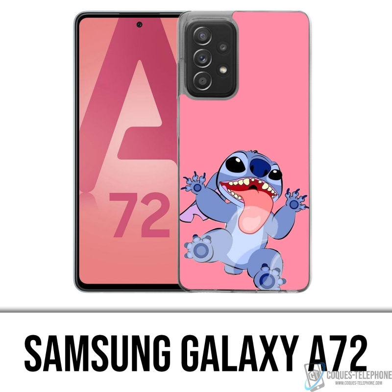 Coque Samsung Galaxy A72 - Stitch Langue