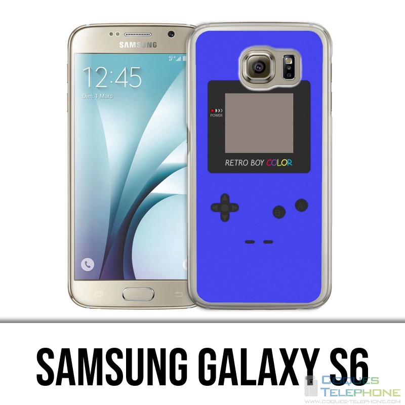 Samsung Galaxy S6 Case - Game Boy Color Blue