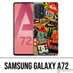 Custodia Samsung Galaxy A72 - Logo Skate Vintage