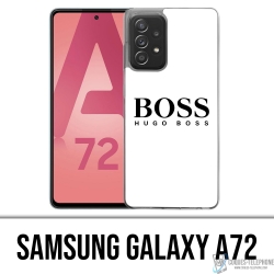 Coque Samsung Galaxy A72 - Hugo Boss Blanc