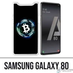 Custodia per Samsung Galaxy A80 / A90 - Logo Bitcoin